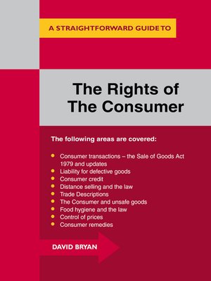 cover image of The Rights of the Consumer
